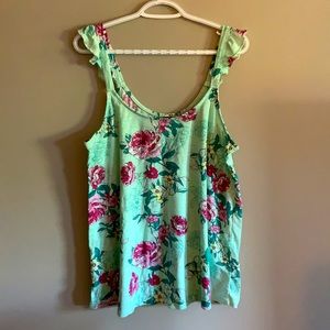 Torrid size 1 Floral Tank Top